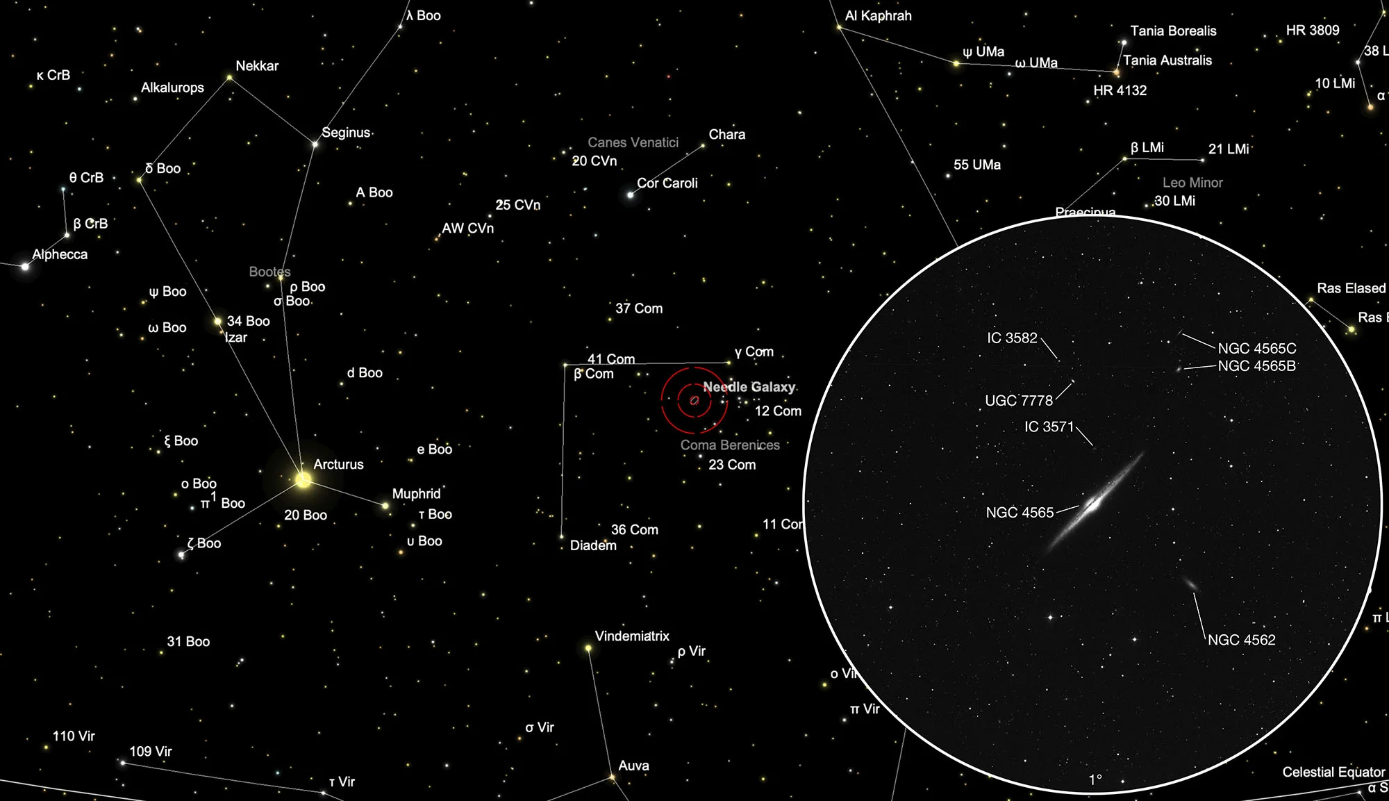 Chart NGC 4565