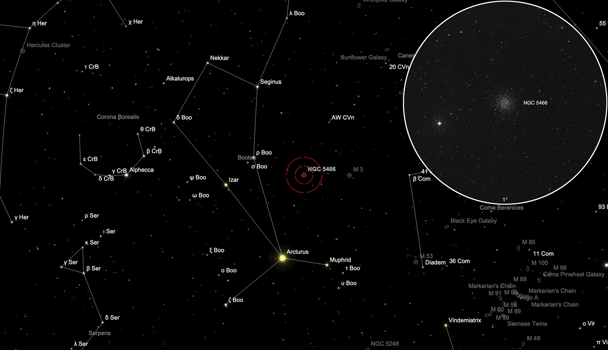 Chart NGC 5466