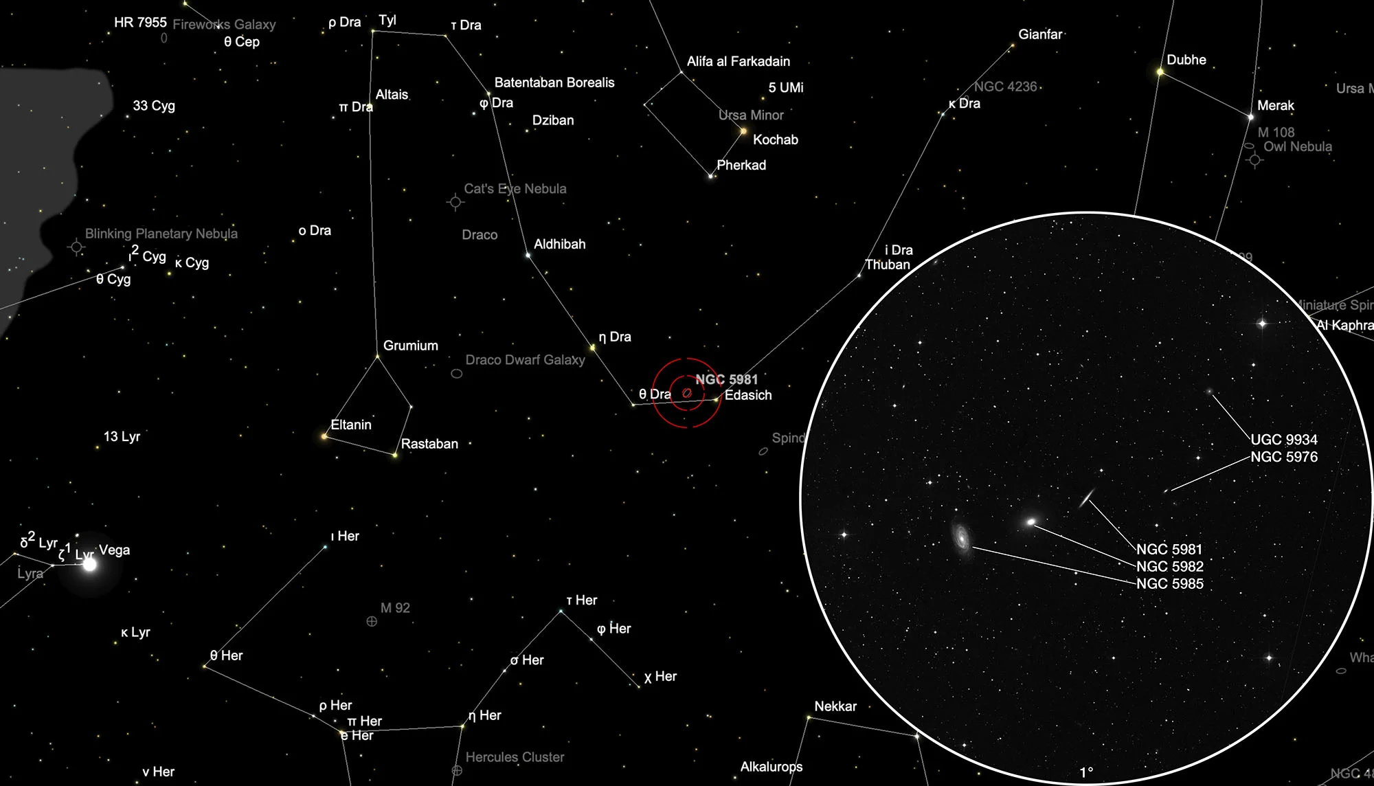 Karte NGC 5981