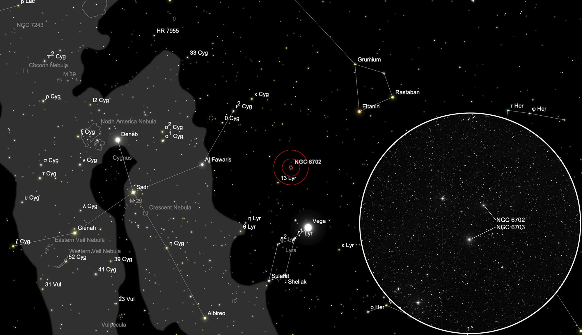 Chart NGC 6702/3