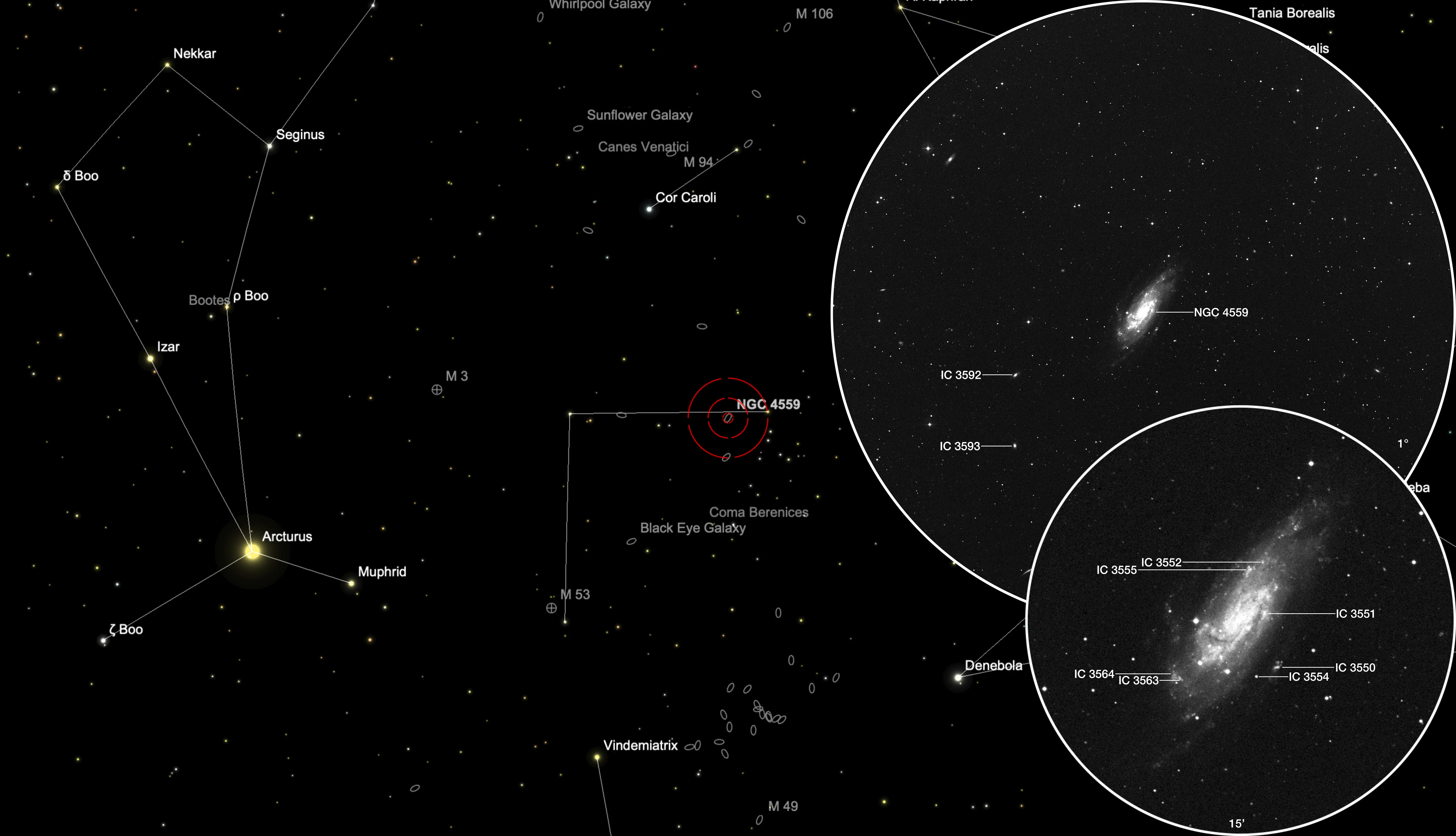 Finder Chart Galaxy NGC 4559