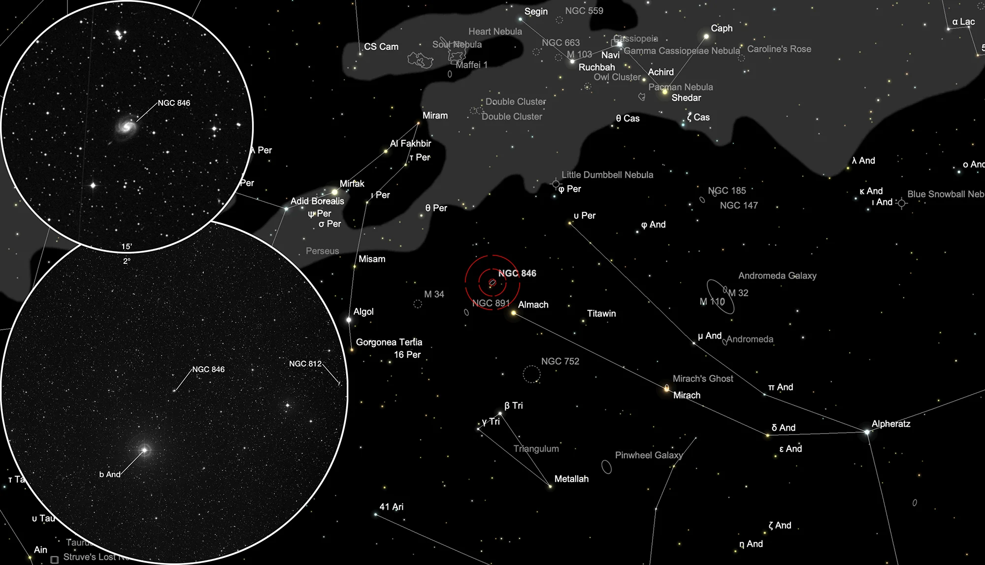 Finder Chart Galaxy NGC 846
