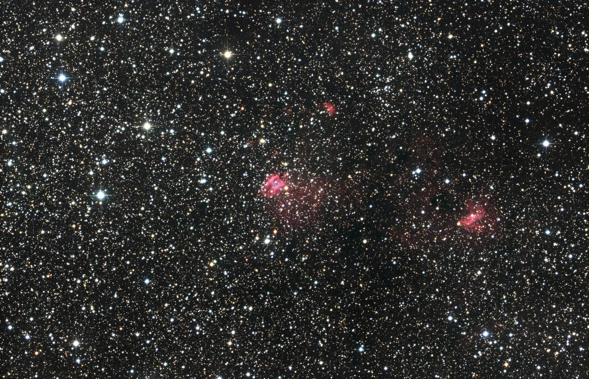NGC 6857, Sh 2-100, Sh 2-99