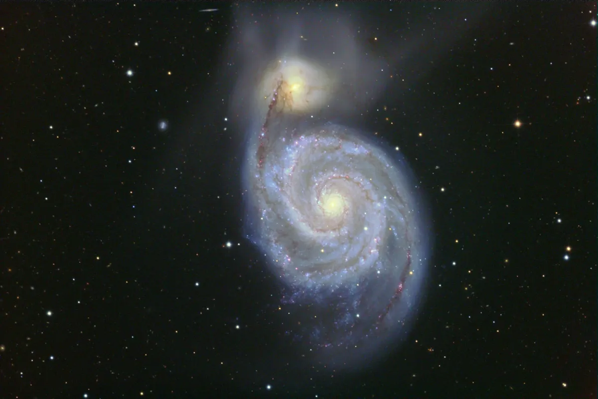 Messier 51 + NGC 5195