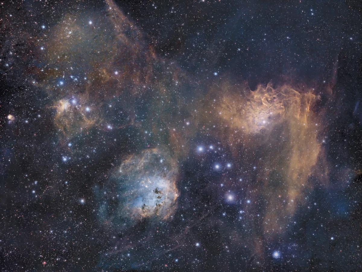 IC405 & IC410 & IC417