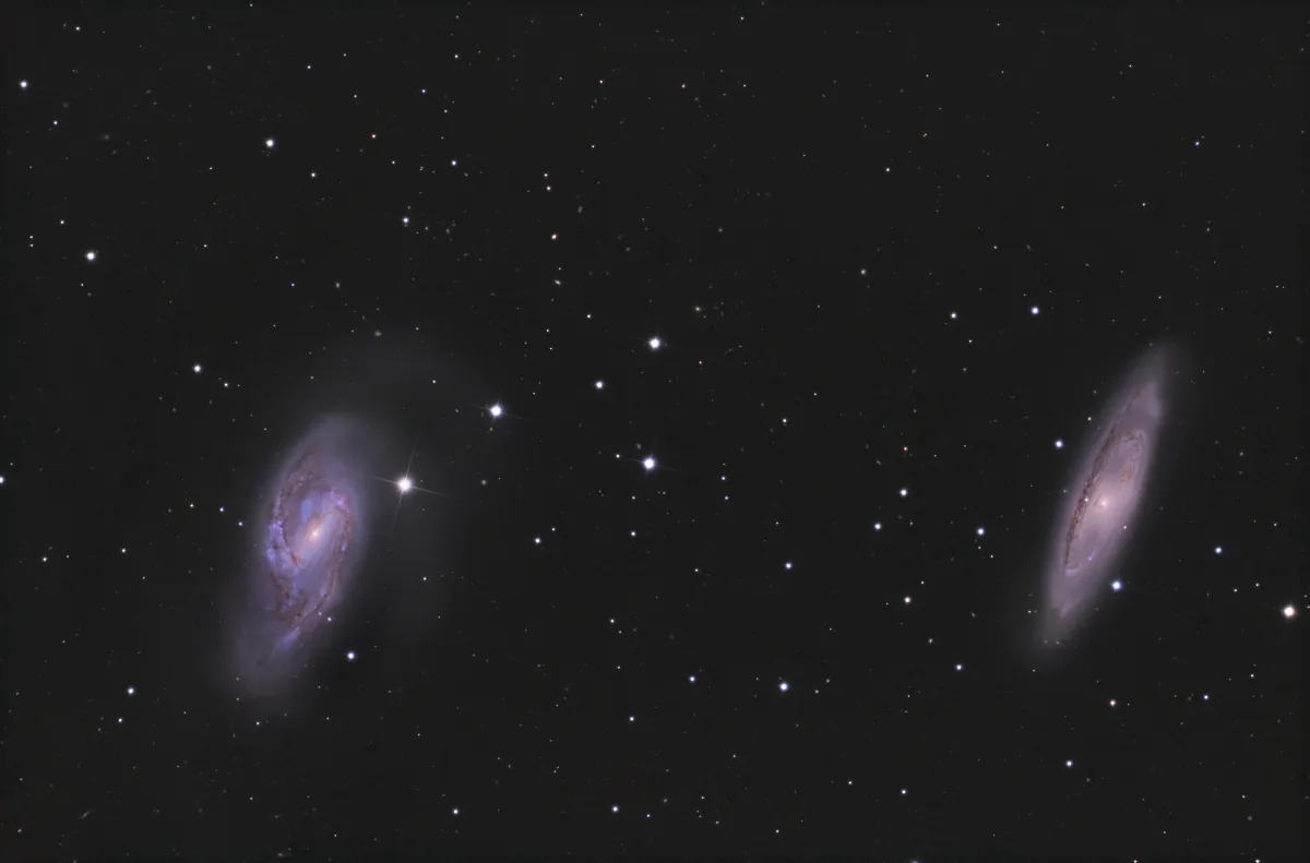 Messier 65 + Messier 66