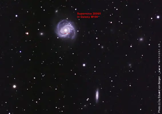 M 100 + SN 2006X
