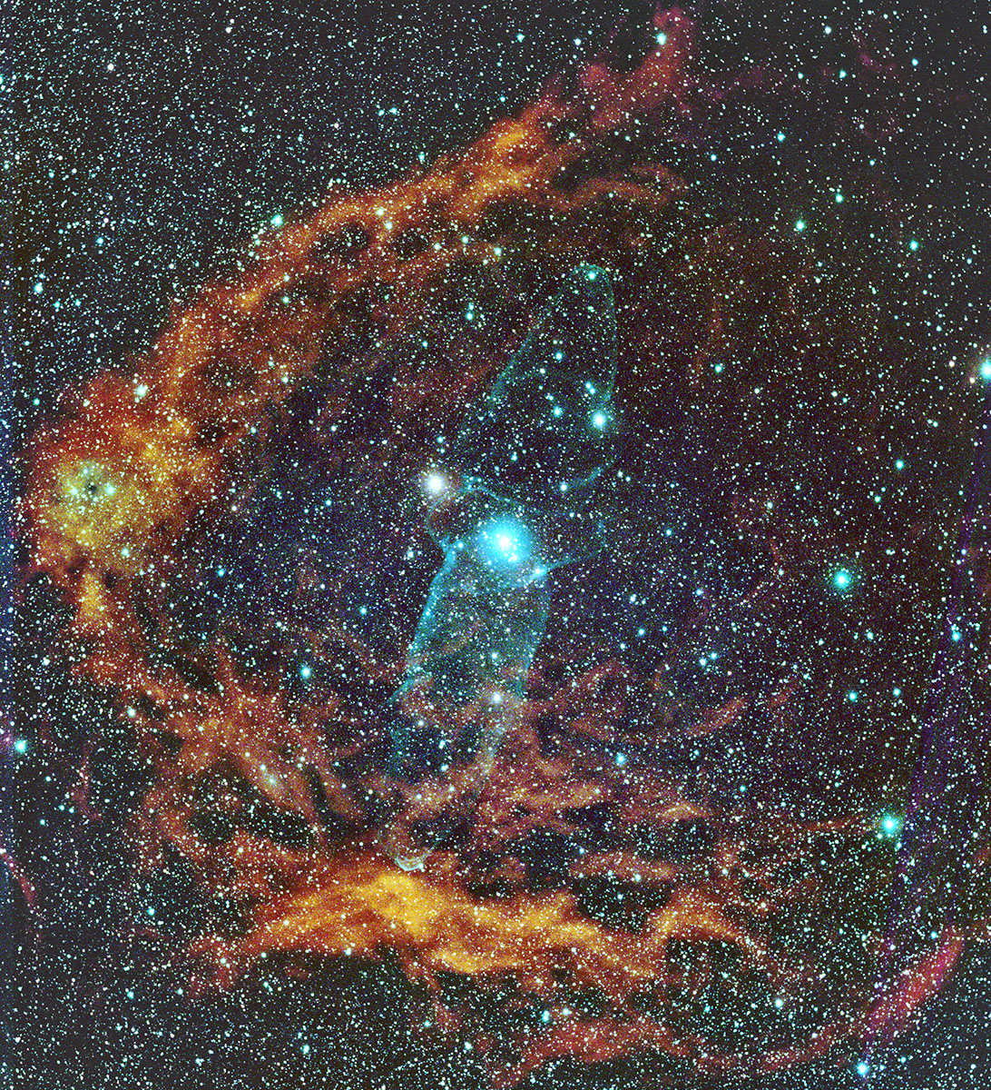 Flying Bat Nebula (Sh 2129) & Squid Nebula (Ou4) Deep⋆Sky Corner